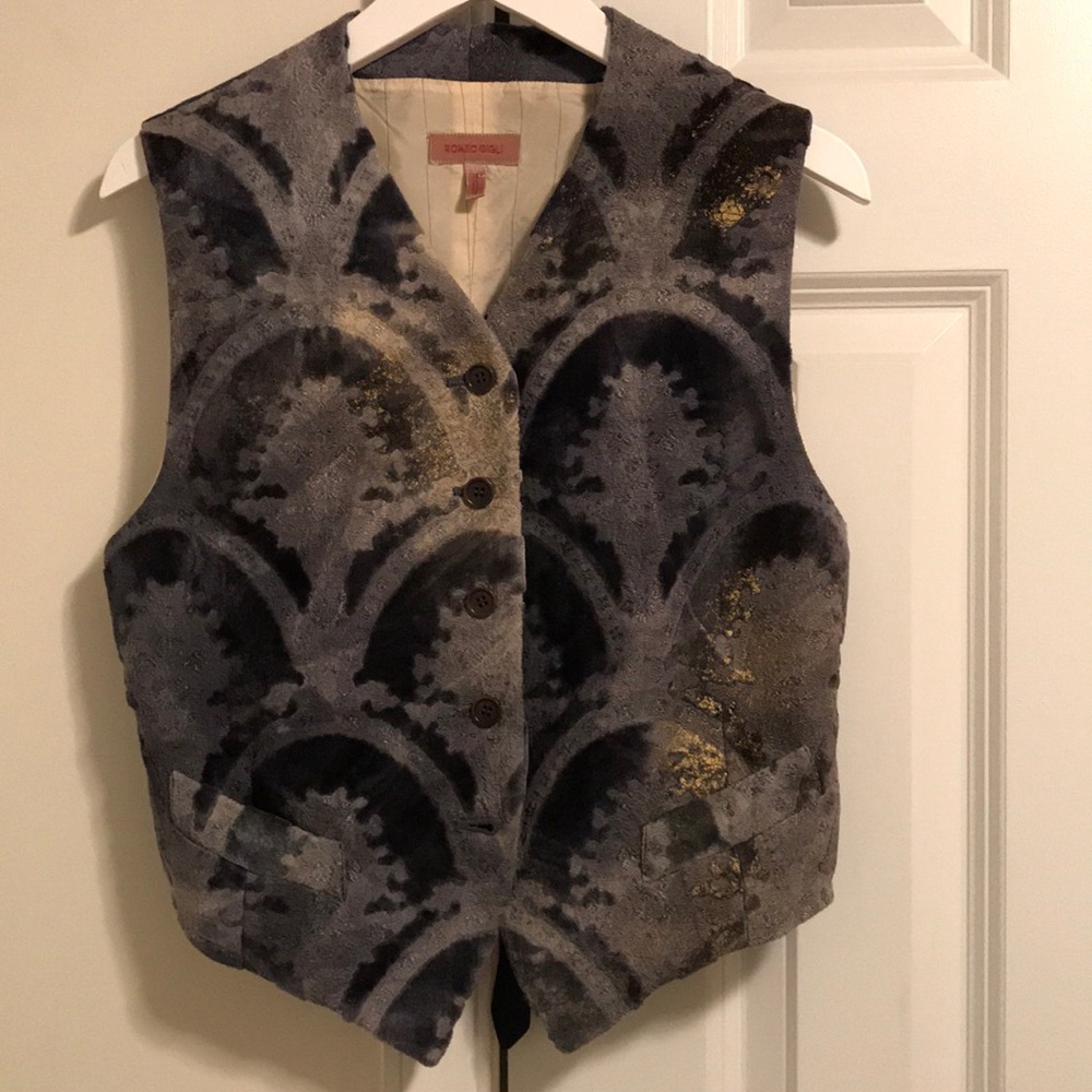 Vintage Romeo Gigli Velvet Vest